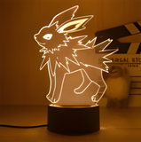 3D Illuminated Art - Pokémon - Jolteon 3D Illusion LED Night Light 16 Colors