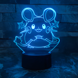 3D Illuminated Art - Pokémon - Dedenne 3D Illusion LED Night Light 16 Colors