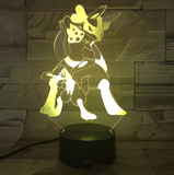 3D Illuminated Art - Pokemon - Zeraora 3D Illusion LED Night Light 16 Colors
