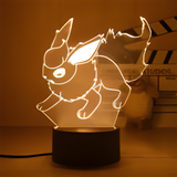 3D Illuminated Art - Pokemon - Flareon 3D Illusion LED Night Light 16 Colors