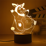 3D Illuminated Art - Pokemon - Miltank 3D Illusion LED Night Light 16 Colors