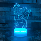 3D Illuminated Art - Pokémon - Sylveon 3D Illusion LED Night Light 16 Colors #9469