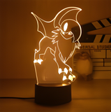 3D Illuminated Art - Pokémon - Absol 3D Illusion LED Night Light 16 Colors