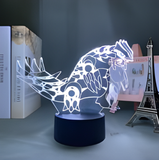 3D Illuminated Art - Pokemon - Groudon 3D Illusion LED Night Light 16 Colors
