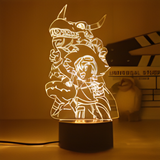 3D Illuminated Art - Digimon - Tai Kamiya and WarGreymon 3D Illusion LED Night Light 16 Colors