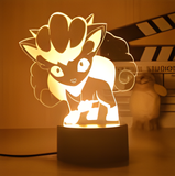 3D Illuminated Art - Pokemon - Ninetales 3D Illusion LED Night Light 16 Colors