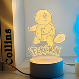 3D Illuminated Art - Pokémon - Squirtle 3D Illusion LED Night Light 16 Colors