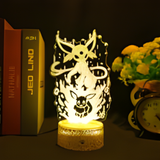 3D Illuminated Art - Pokémon - Eevee and Espeon 3D Illusion LED Night Light 16 Colors