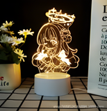 3D LED Night Light - Blue Archive - Mika Misono