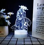 3D LED Night Light - Blue Archive - Mika Misono (2)