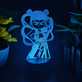 3D Illuminated Art - Nezha - Nezha 3D Illusion LED Night Light 16 Colors #1223