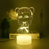 3D Illuminated Art - Ne Zha - Nezha 3D Illusion LED Night Light 16 Colors
