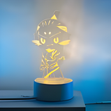 3D Illuminated Art - Nezha (2019 Film) - Shen Gongbao 3D Illusion LED Night Light 16 Colors