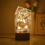 3D LED Night Light - Blue Archive - Azusa