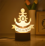 3D LED Night Light - Azur Lane - Azur Maritime Bureau Anchor