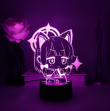 3D LED Night Light - Azur Lane - Midori Aiba