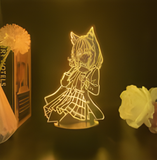 3D LED Night Light - Blue Archive - Sunaookami Shiroko