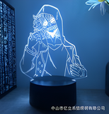 3D LED Night Light - My Hero Academia - Shigaraki Tomura