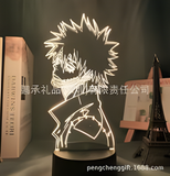 3D LED Night Light - My Hero Academia - Dabi