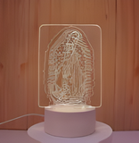 3D Illuminated Art - Religious - Our Lady of Guadalupe 3D Illusion LED Night Light 16 Colors
