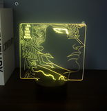 3D Illuminated Art - JoJo's Bizarre Adventure - Dio Brando's Head/Portrait 3D Illusion LED Night Light 16 Colors