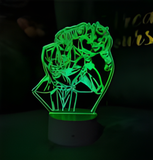 3D Illuminated Art - JoJo's Bizarre Adventure - Yoshikage Kira and Killer Queen 3D Illusion LED Night Light 16 Colors #8613