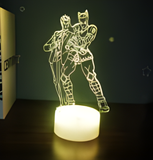3D Illuminated Art - JoJo's Bizarre Adventure - Yoshikage Kira and Killer Queen 3D Illusion LED Night Light 16 Colors #8614