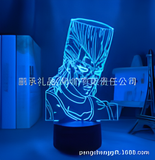 3D Illuminated Art - JoJo's Bizarre Adventure - Jean-Pierre Polnareff 3D Illusion LED Night Light 16 Colors