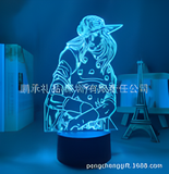 3D Illuminated Art - JoJo's Bizarre Adventure - Hot Pants 3D Illusion LED Night Light 16 Colors