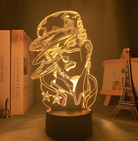 3D Illuminated Art - JoJo's Bizarre Adventure - Jotaro Kujo 3D Illusion LED Night Light 16 Colors #8619