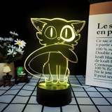 3D Illuminated Art - Rascal Does Not Dream of Bunny Girl Senpai - Minister (Cat) 3D Illusion LED Night Light 16 Colors