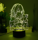 3D Illuminated Art - Honkai: Star Rail - March 7th 3D Illusion LED Night Light 16 Colors #9901