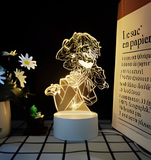 3D Illuminated Art - Honkai: Star Rail - March 7th (kneeling) 3D Illusion LED Night Light 16 Colors