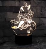 3D Illuminated Art - Honkai: Star Rail - Bailu 3D Illusion LED Night Light 16 Colors #9904