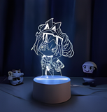 3D Illuminated Art - Honkai: Star Rail - Silver Wolf 3D Illusion LED Night Light 16 Colors