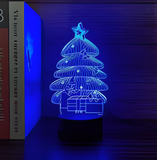 3D LED Night Light - Christmas Tree (2)