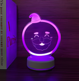 3D LED Night Light - Yierbuubu - Santa Claus