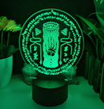 3D Illuminated Art - The Legend of Zelda - Tears of the Kingdom eye symbol 3D Illusion LED Night Light 16 Colors