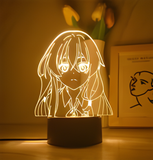 3D Illuminated Art - Wandering Witch: The Journey of Elaina - Elaina 3D Illusion LED Night Light 16 Colors #5533