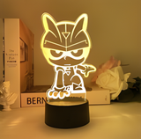 3D Illuminated Art - Happy Heroes - Careful Superman 3D Illusion LED Night Light 16 Colors