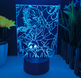 3D Illuminated Art - Food Fantasy - Parasitic Mistletoe Lady 3D Illusion LED Night Light 16 Colors