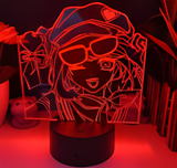 3D Illuminated Art - Love Live! - Ruby Kurosawa 3D Illusion LED Night Light 16 Colors