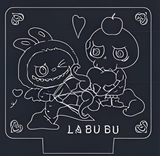 3D Illuminated Art - Labubu - Labubu and Tycoco 3D Illusion LED Night Light 16 Colors