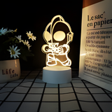 3D Illuminated Art - Ultraman - Q-version Ultraman 3D Illusion LED Night Light 16 Colors