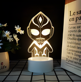 3D Illuminated Art - Ultraman - Q-version Ultraman Dyna 3D Illusion LED Night Light 16 Colors