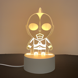 3D Illuminated Art - Ultraman - Chibi Ultraman 80 3D Illusion LED Night Light 16 Colors
