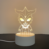 3D Illuminated Art - Ultraman - Chibi Ultraman Leo 3D Illusion LED Night Light 16 Colors