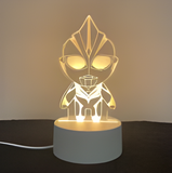 3D Illuminated Art - Ultraman - Ultraman Trigger (Chibi) 3D Illusion LED Night Light 16 Colors