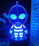3D Illuminated Art - Ultraman - Tiga Ultraman 3D Illusion LED Night Light 16 Colors