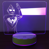3D Illuminated Art - Ultraman - Ultraman 3D Illusion LED Night Light 16 Colors